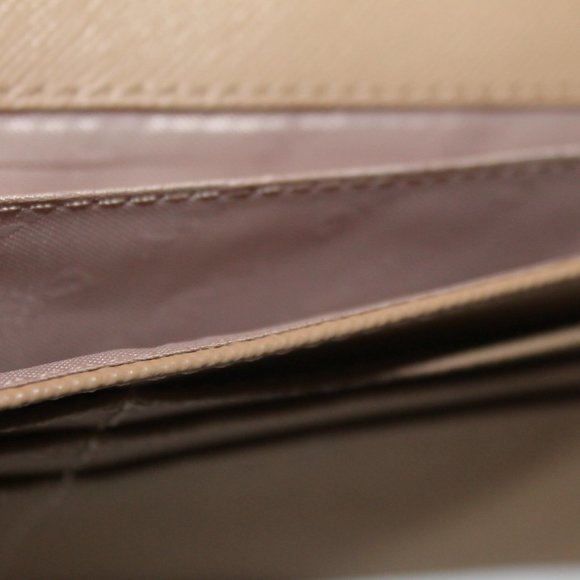 New DKNY Lipstick RED Ostrich Embossed Continental Wallet - Picture 8 of 9